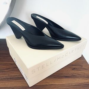 Stella McCartney Black Slip on Mules Black Size 37